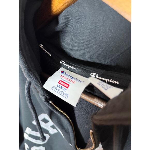 supreme champion zip up hooded sweatshirt - Picture 5 of 7